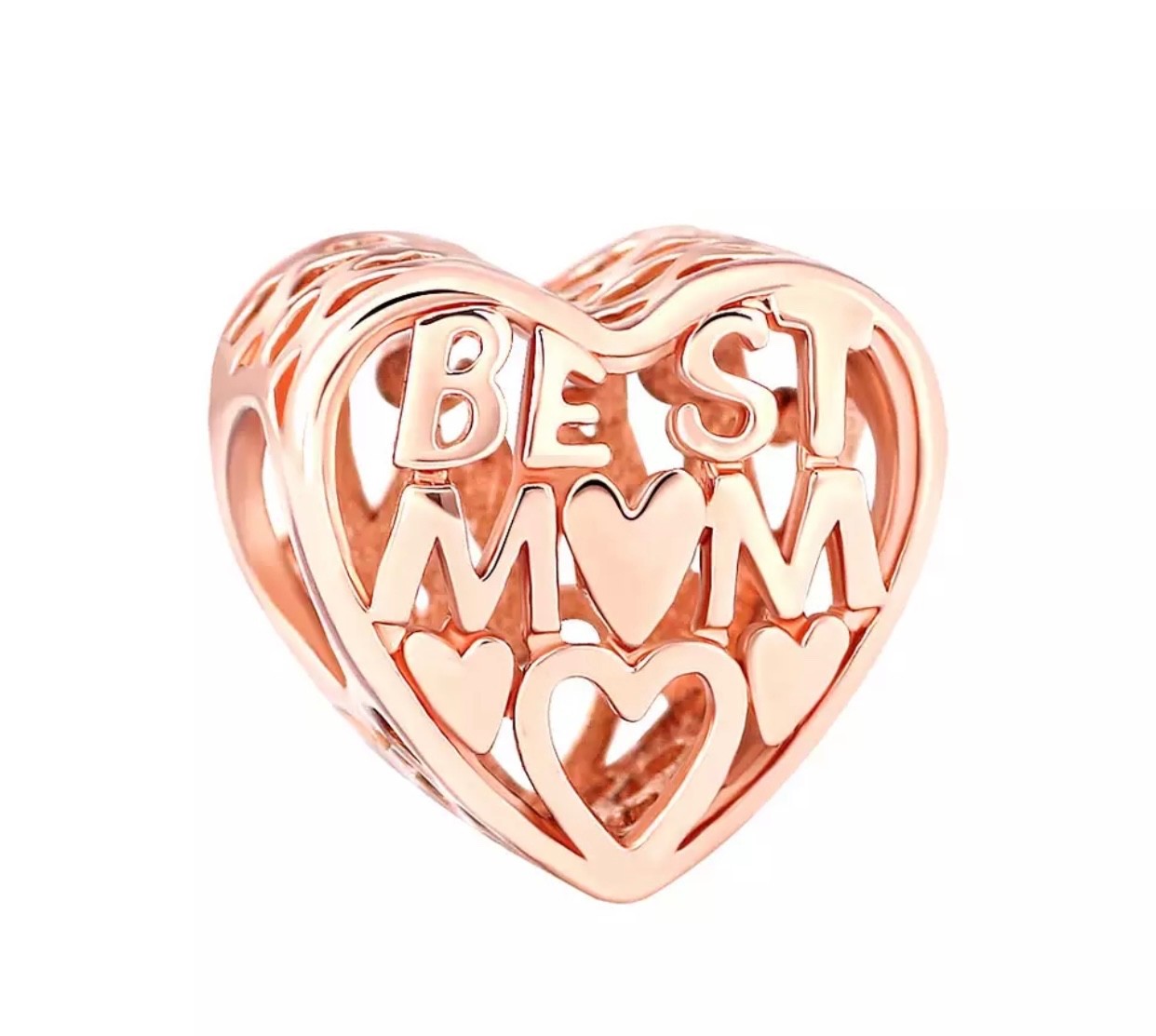 Charms Colgante 925 Plata Corazón Amor Animal Familia Damas Regalo Joyería