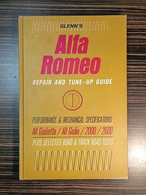 Alfa Romeo Giulietta 1954-1965 Shop Service Repair Manual Wiring Diagrams Engine