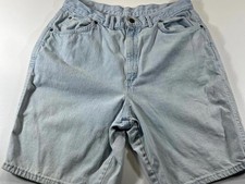 Vintage Chic Light Blue Denim Shorts