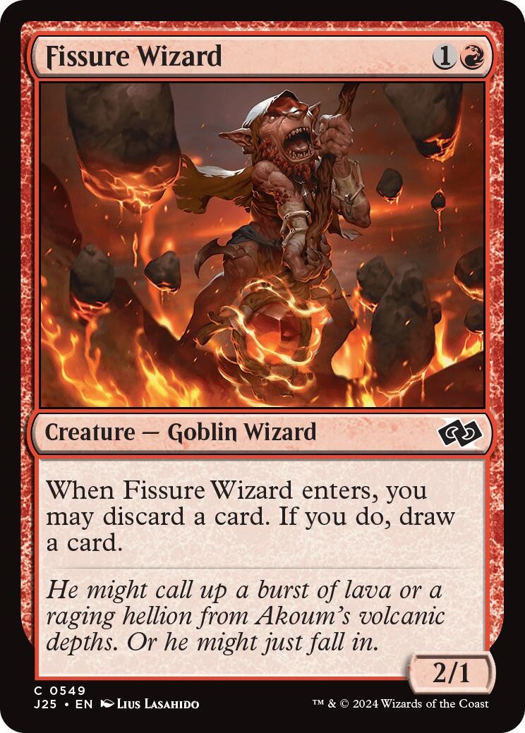 Magic MTG Fissure Wizard Foundations Jumpstart NM