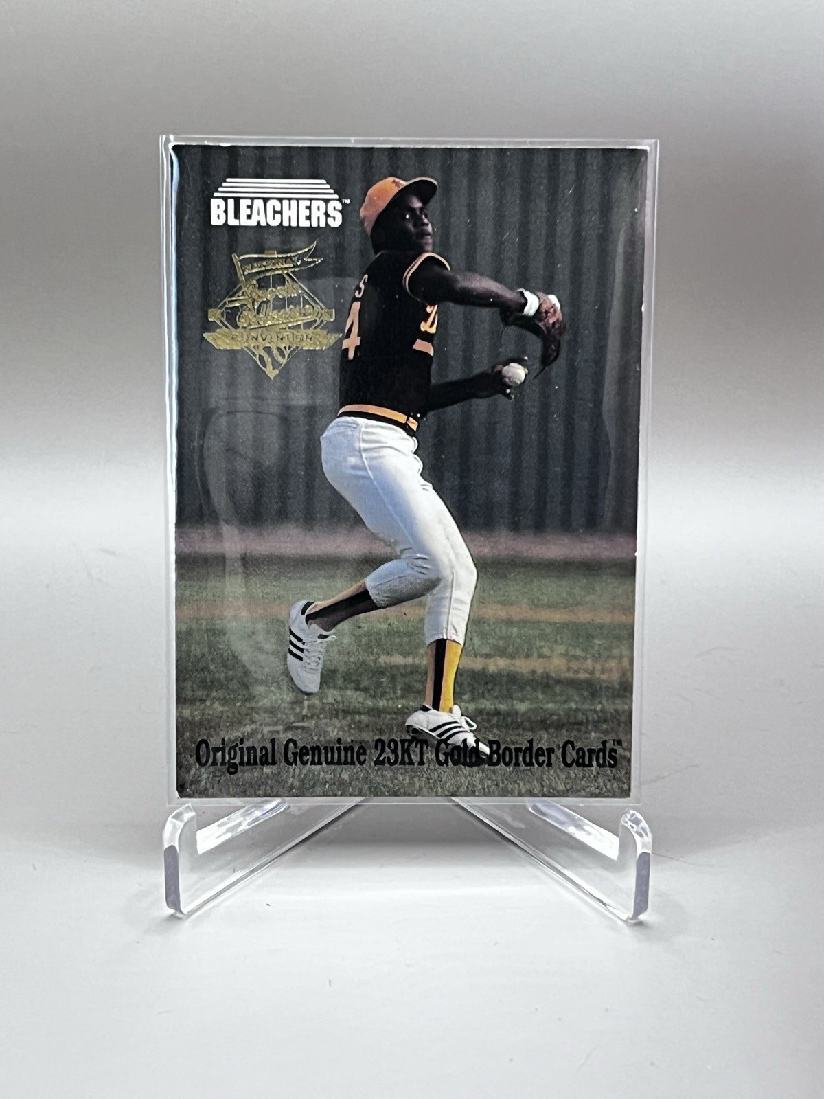 1993 Bleachers 23KT Barry Bonds National Collectors Convention BASEBALL Card!