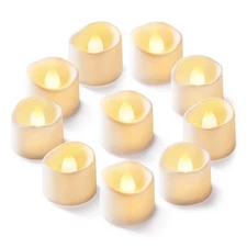 Homemory 24Pcs Flickering Flameless Candle Battery Operated, 200+Hours