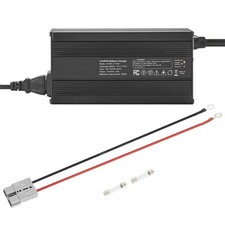 12V 20A Lithium Battery Charger 14.6V AC-DC LiFePO4 Smart Charger for RV