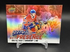 2025-2026 Upper Deck MVP Net Presence Montreal Canadiens Cole Caufield #NP-14