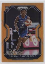 2021 Panini Prizm WNBA Orange Prizm 8/50 Crystal Dangerfield #41 Rookie RC 0jr1
