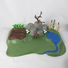 Playmobil 3124 Farm Duck Pond Base Plate Platform Only Vintage 2002