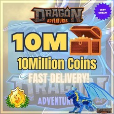 10Million Coins - Dragon Adventures D.A - Fast Deliver!