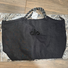 alo Tragetasche Damen schwarz Nylon Canvas mi...