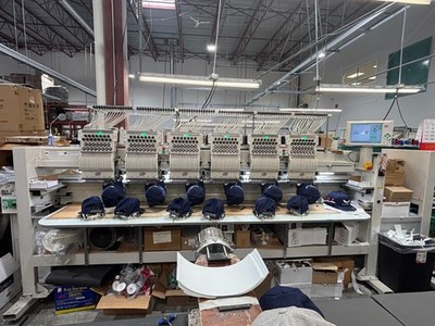 TAJIMA Embroidery Machine 6 Head TMAR+K1506C Year 2014