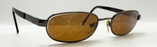 Vintage Persol 2075-S Bronze Oval Metal Sunglasses FRAMES ONLY Italy