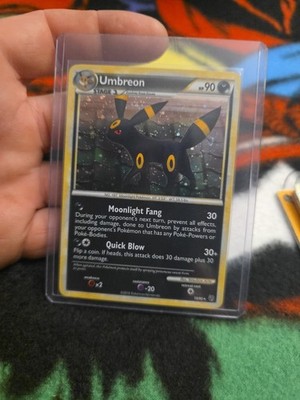 Umbreon Pokémon TCG English HS UNDAUNTED 10/90 Holo Rare Mint Condition