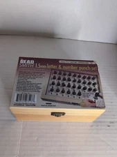 Bead Smith 1.5mm Letter & Number Punch Set 36 Piece Gothic Uppercase + 3 Others
