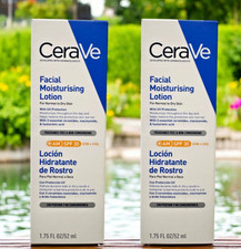CeraVe | AM SPF30 | Facial Moisturising Lotion | Normal to Dry Skin | 2 X 52ml
