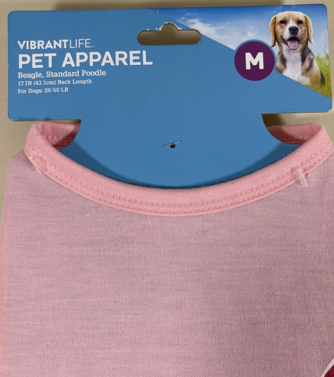 New! VibrantLife Pet Apparel Pink Sweet & Sassy Shirt W/ Ruffles Dog 20-50 lb M