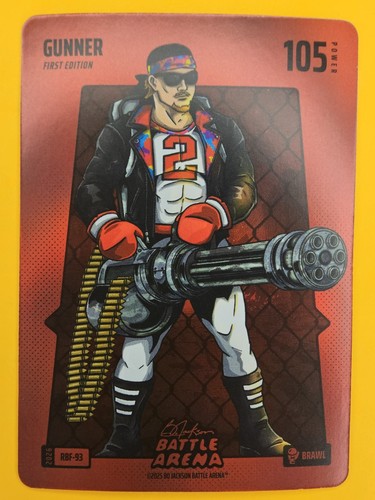 2026 Bo Jackson Battle Arena Gunner Gunnar Henderson RBF-93 Red Battlefoil SP