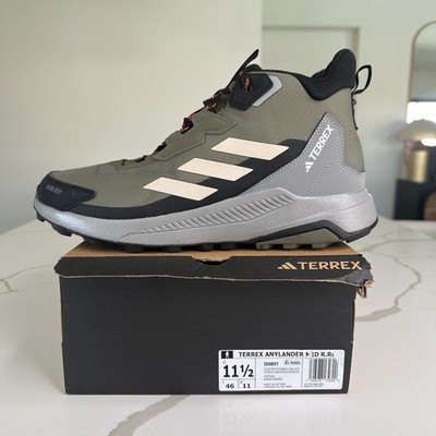 Adidas Terrex Anylander Mid Rain.RDY Olive Strata Men s Shoes Sz 11.5 (ID0897)