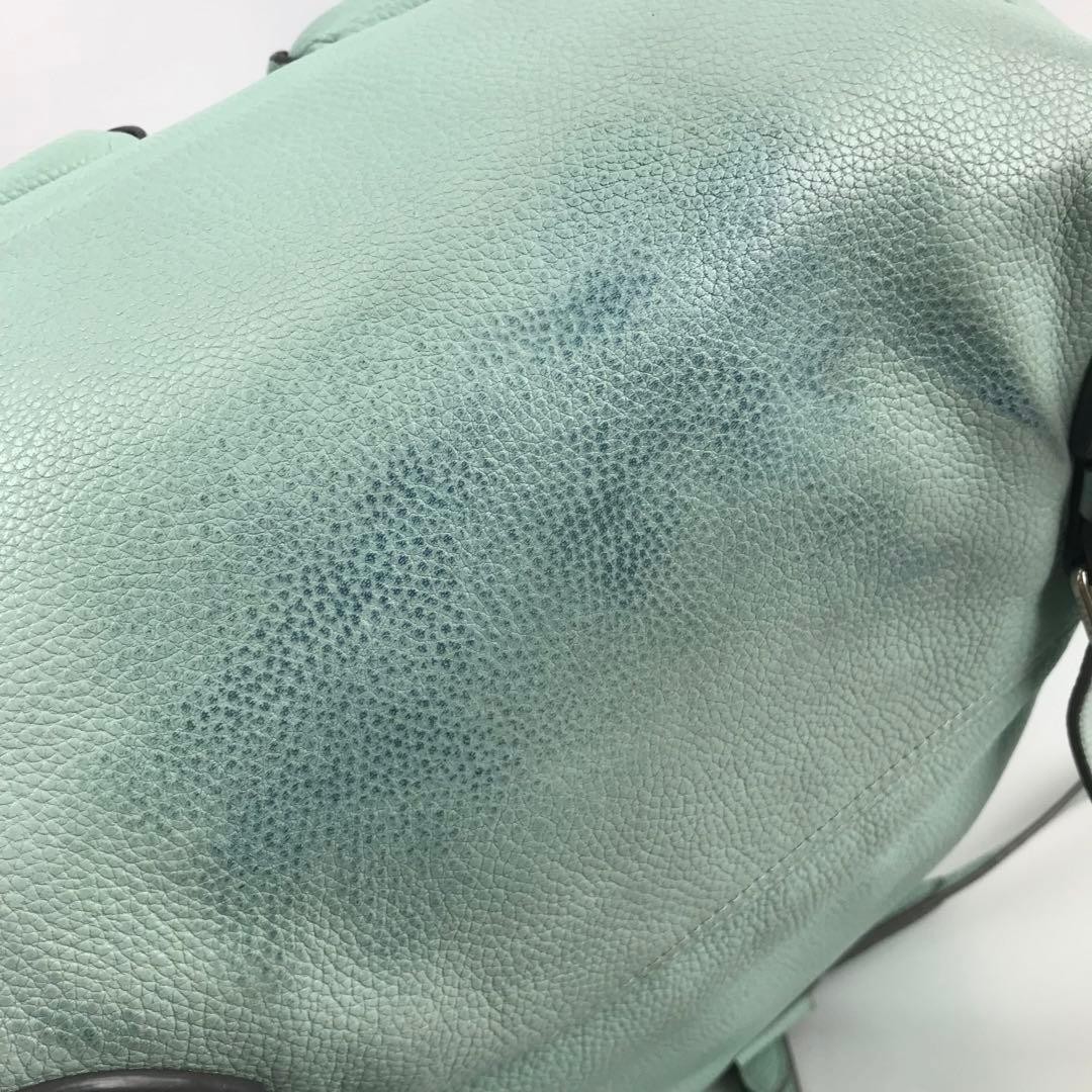 COACH Backpack Mint Green Leather 37582 Japan A-251215-14 thumbnail 13