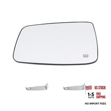Heated Mirror Glass, Compatible with Dodge Ram 1500 2500 2009 Driver Left Side