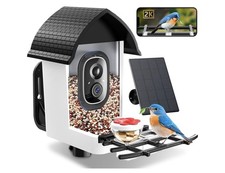 Smart Bird Feeder with Camera Solar Powered Bird Watching Camera with 2K HD ...