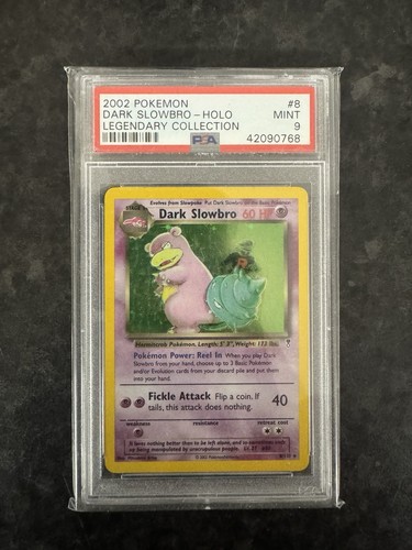 Dark Slowbro graded PSA 9 for sale on eBay