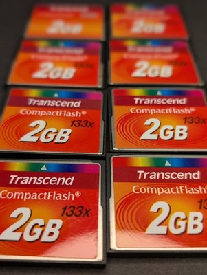 Transcend TS2GCF133 2GB CompactFlash CF Memory Card 133x UDMA Type I