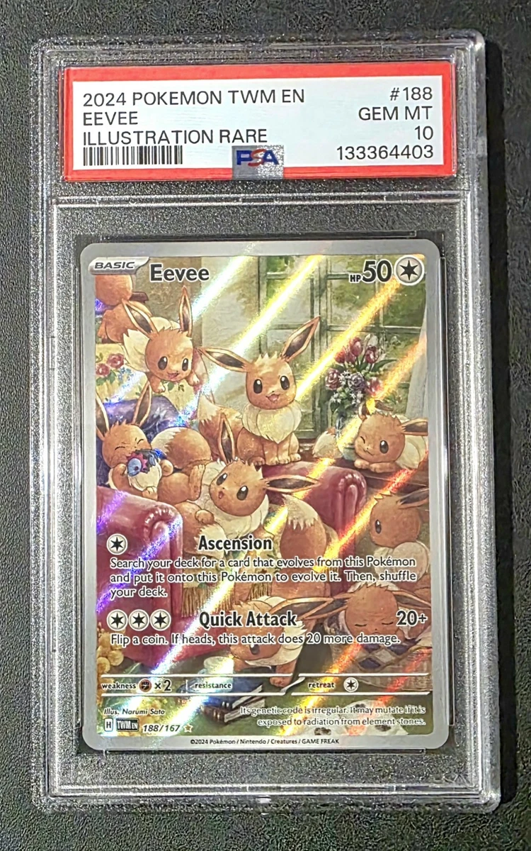 Preços baixos em Eevee Pokémon TCG Autenticador Esportivo