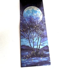 Night Landscape Paper Sheets Gold Foil Collage Junk  Scrapbooking