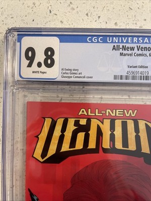 All New Venom #5 Giuseppe Camuncoli Connect Var Marvel Comic Book Cgc 9.8
