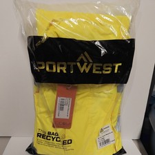 Portwest UH445 Mens Waterproof Raincoat Hi Vis Reflective Lightweight 48" Jacket