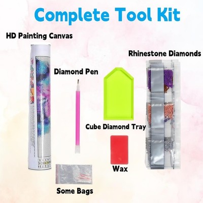 21-delige Diamond Painting Pensenset - Accessoires Voor 5D Diamond Art - Inclusief Pincet En Verschillende Punten - Ergonomisch Ontwerp - Voor Beginners En Gevorderden