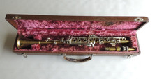Rene Dumont Two Tone Metal Clarinet With Case Nice Condition