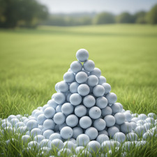 Professional Golf Balls 46g Each Printed Logo Practice Training Balls Durable