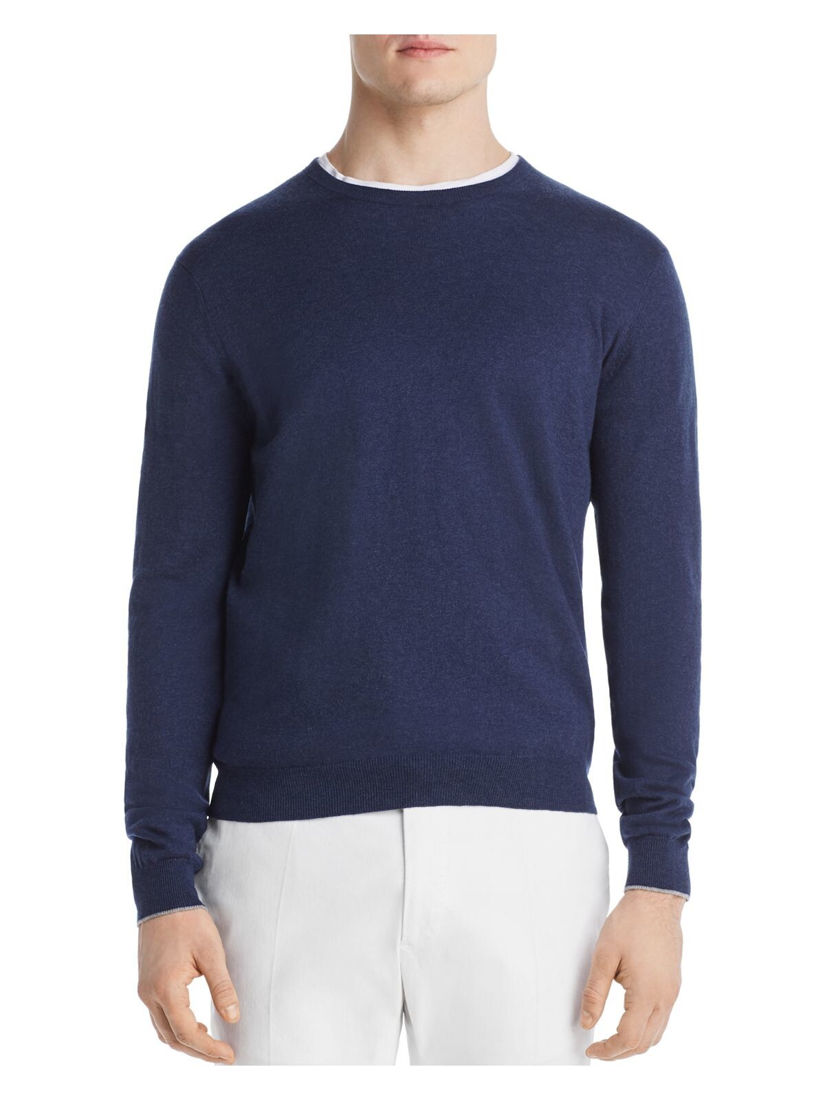 DYLAN GRAY Mens Navy Crew Neck Shirt S