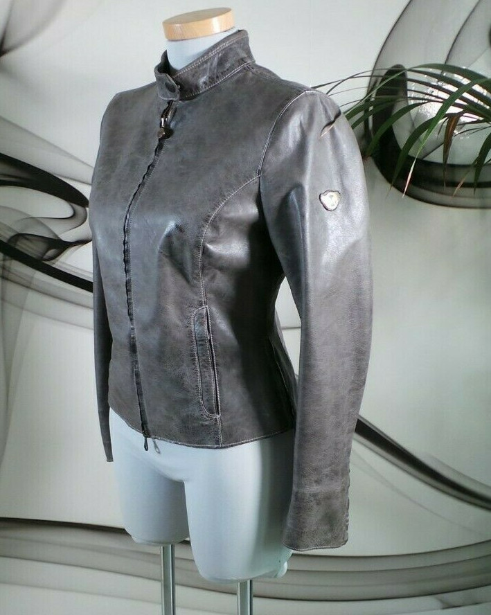 Matchless M5 Women's Fitted Leather Biker Jacket Size 10 NWT