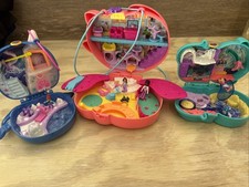 Polly Pocket Compacts Lot INCOMPLETE See Phot...