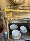 Vintage Metal Bar Cart Shelf — photo 2