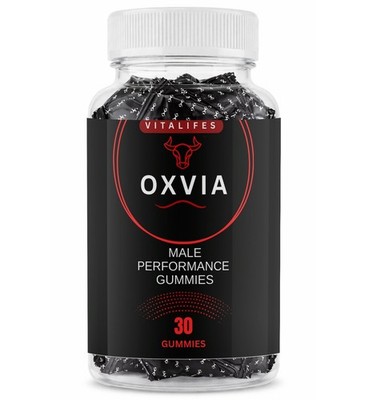 Oxvia Male Performance Gummies, Advanced Health Formula for Men 30ct