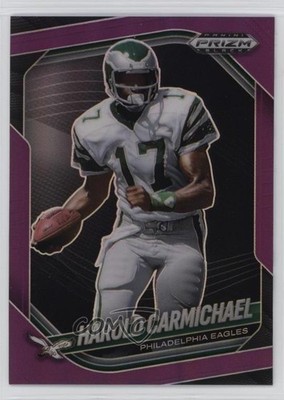 2025 Panini Prizm Black Purple Prizm 21/99 Harold Carmichael #116 HOF v9t