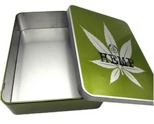 The Body Shop Hemp Expert Manicure Metal Tin Empty Box Collectible Storage Rare