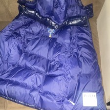 Polo Ralph Lauren Kids Blue Hooded Down Puffer Jacket XL 18-20 Winter