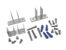 Toilet Partition Panel Pack Zamac Bracket Set Restroom Hardware