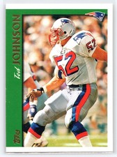 1997 Topps #84 Ted Johnson New England Patriots