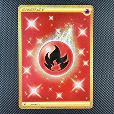 Pokemon TCG Fire Energy 284/264 Fusion Strike Gold Secret Rare Holo Card on eBay