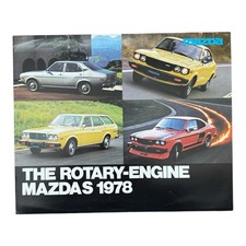 Original 1978 Mazda Rotary Engine Sales Brochure 78 Rx-3 Sp Rx-4 Cosmo