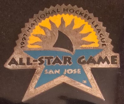 SAN JOSE 1997 NHL ALL STAR GAME Lapel Pin- SAN JOSE SHARKS