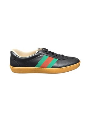 Gucci Web Leather Sneakers(Please request your size for purchasing)