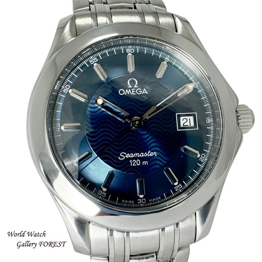 Omega Seamaster 120M 2511.81 Quartz Men's Watch Blue Dial From Japan