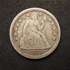 1858  *P* SEATED LIBERTY SILVER DIME ***NICE COIN*** FREE SHIPPING C0229