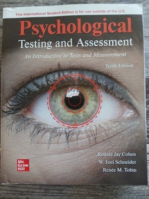 Psychological Testing and Assessment: An Introduction to Tests and Measurement