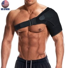 Adjustable Shoulder Support Brace Left  Right Belt Relief Pain for Men Women